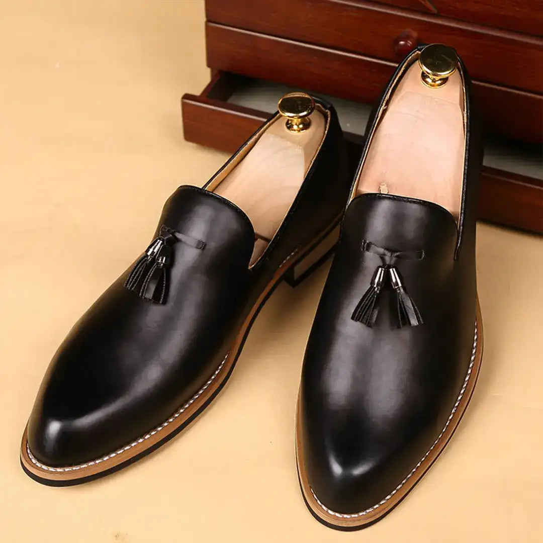 Elegante Mokassins Damen mit Quasten aus Leder | Bequeme Passform für Stil und Komfort 1