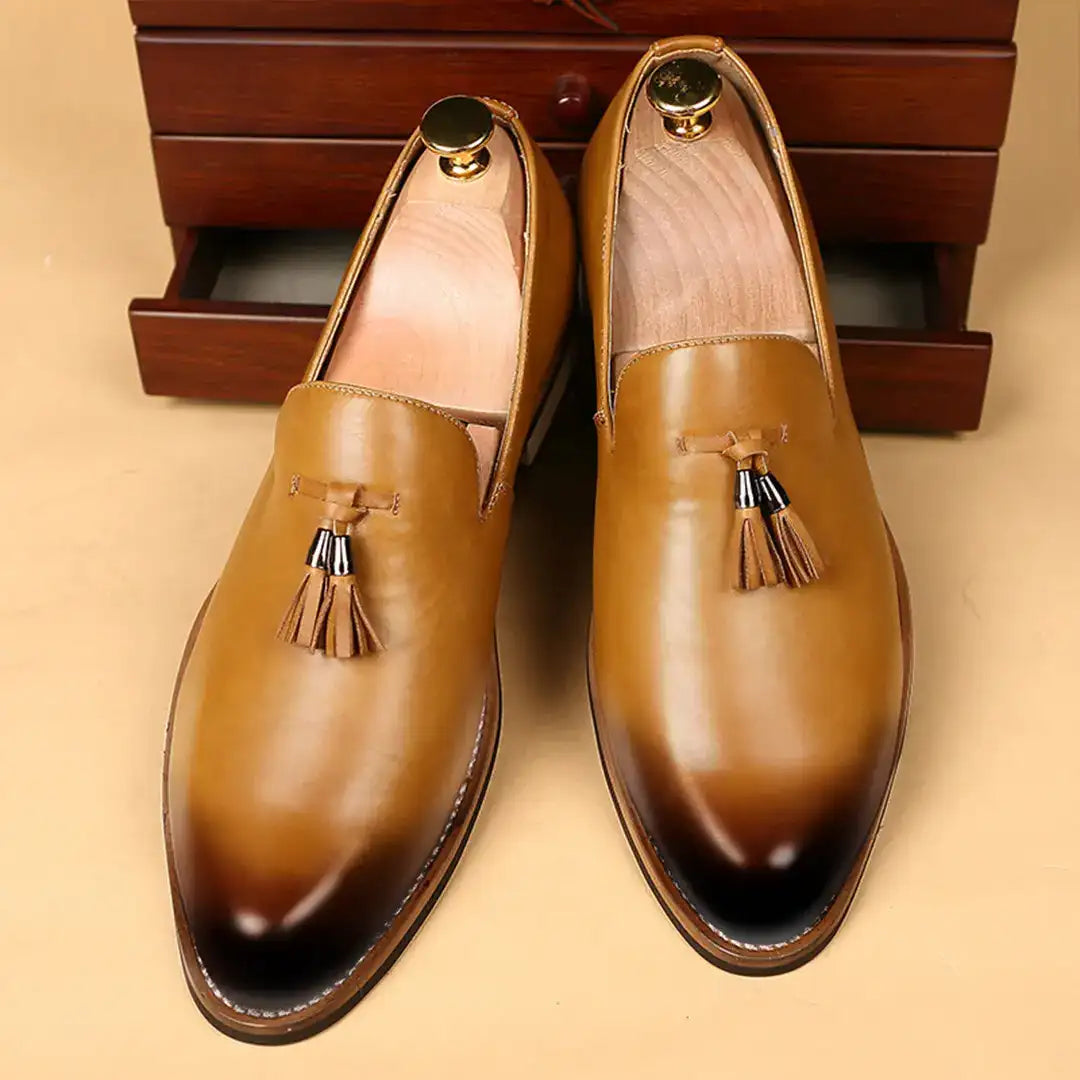 Elegante Mokassins Damen mit Quasten aus Leder | Bequeme Passform für Stil und Komfort 2