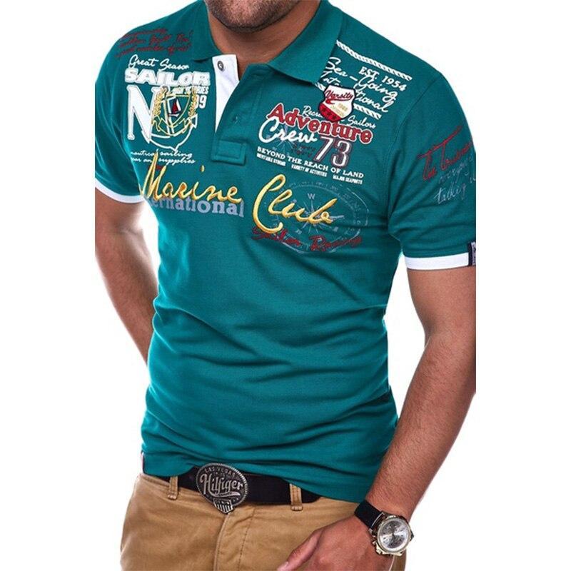 Poloshirt Herren | Modernes Poloshirt mit Auffälligen Buchstaben | Stylisches Design für Komfort und Blickfang 0