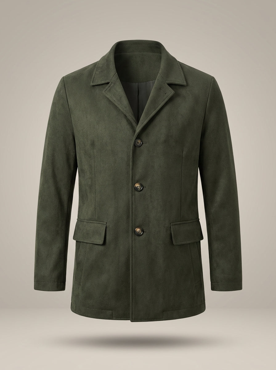 Herren Blazer Langem Ärmel Reverskragen Lässigem Schnitt | Leicht Jacke