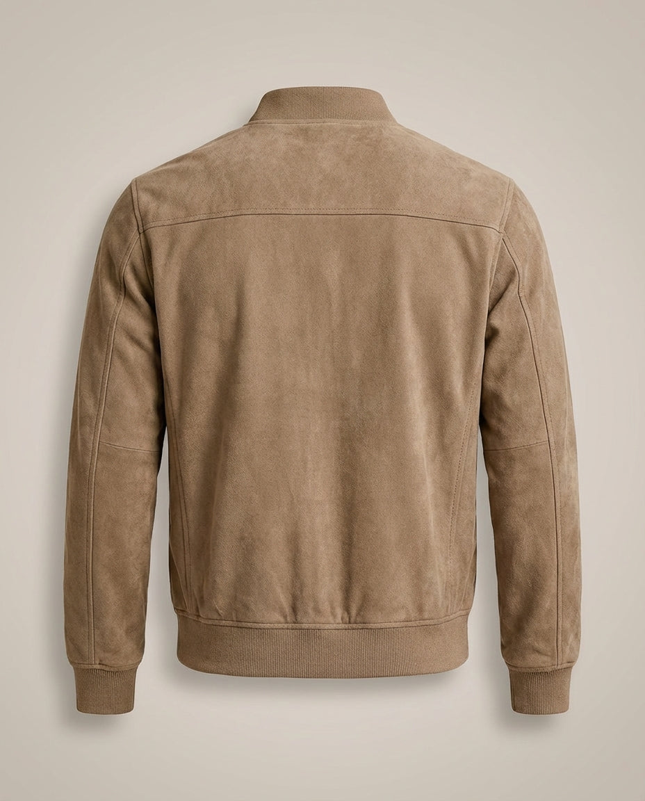 Herren Stehkragen Reißverschluss Übergangsjacke | Leichte Jacke