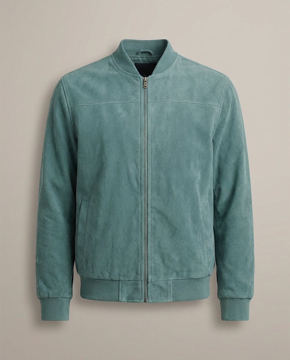 Herren Stehkragen Reißverschluss Übergangsjacke | Leichte Jacke