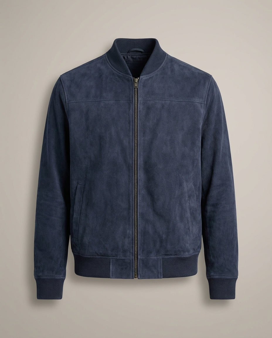 Herren Stehkragen Reißverschluss Übergangsjacke | Leichte Jacke