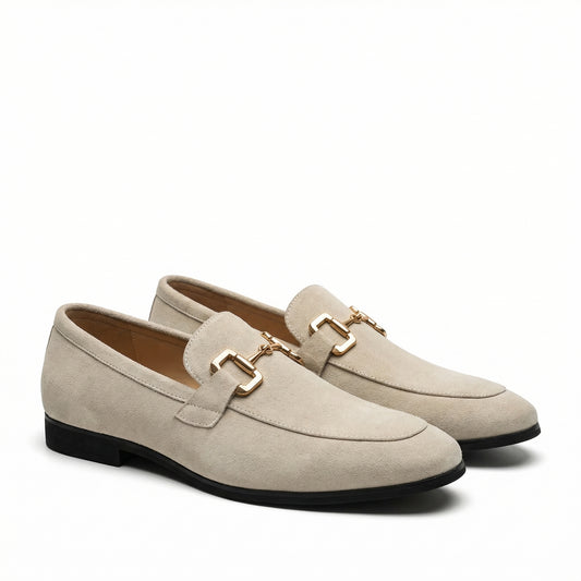 Elegante Loafer Herren | Luxuriöses Design mit Goldener Schnalle | Vielseitige Slipper für Jedes Ereignis
