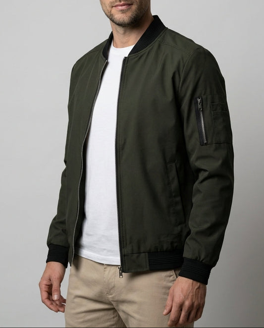 Leichte Sommerjacke Herren mit Stilvollem Schnitt | Bequeme Passform für Alltag und Freizeit