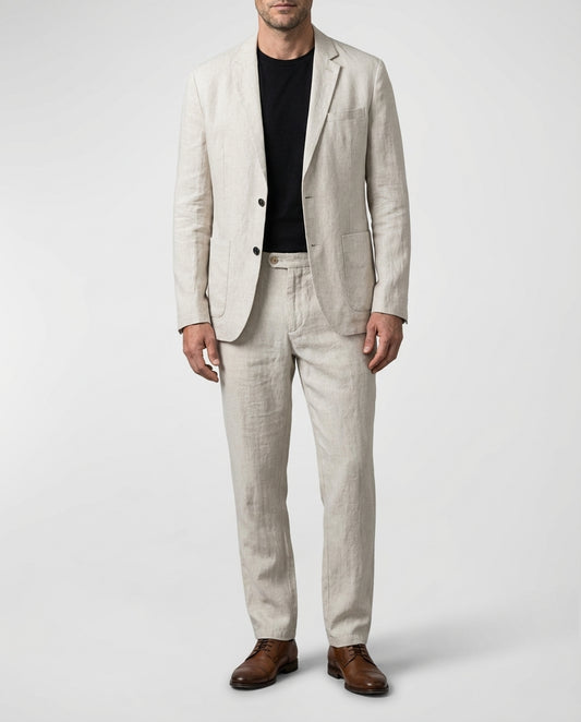 Herren Anzug Zweiteiler Hochzeit Business Slim Fit