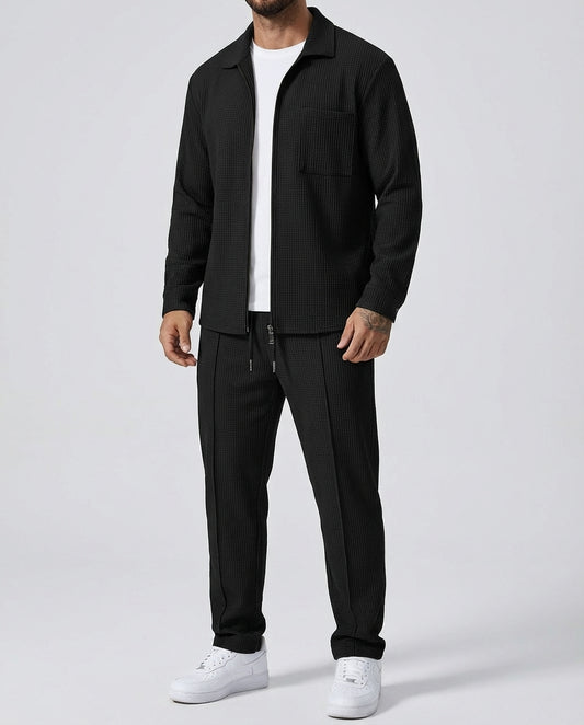 Anzug Herren Set Zweiteiler Klassischer Schnitt