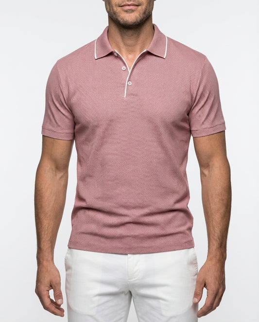 Poloshirt Herren Slim Fit Kurzarm Baumwolle Sommer