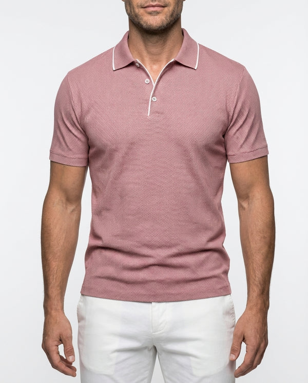 Poloshirt Herren Slim Fit Kurzarm Baumwolle Sommer