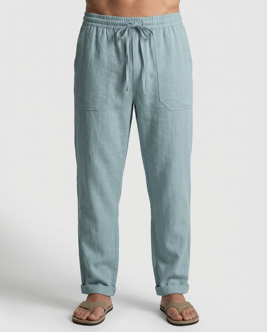 Herren Hose Sommer Elastischer Bund Lockerer Schnitt