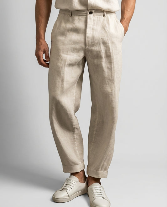 Herren Hose Leicht Elastischer Bund